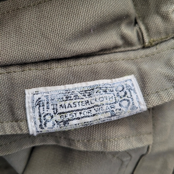 Carhartt Women's Medium Olive Green Canvas Utility Military Jacket Coat Workwear - Picture 10 of 12